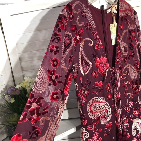 Chelsea & Violet Anthropologie Paisley Jumpsuit Medium - Picture 5 of 16